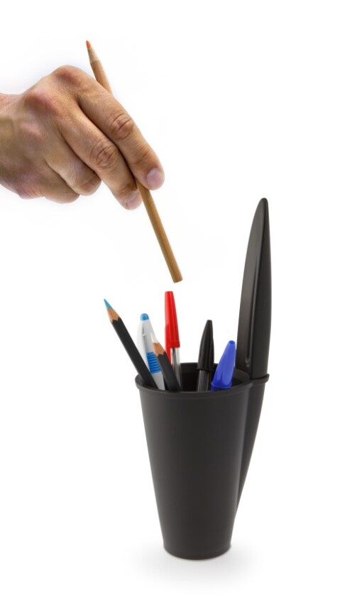 BiC Pen Lid Pen Holder, Black 3